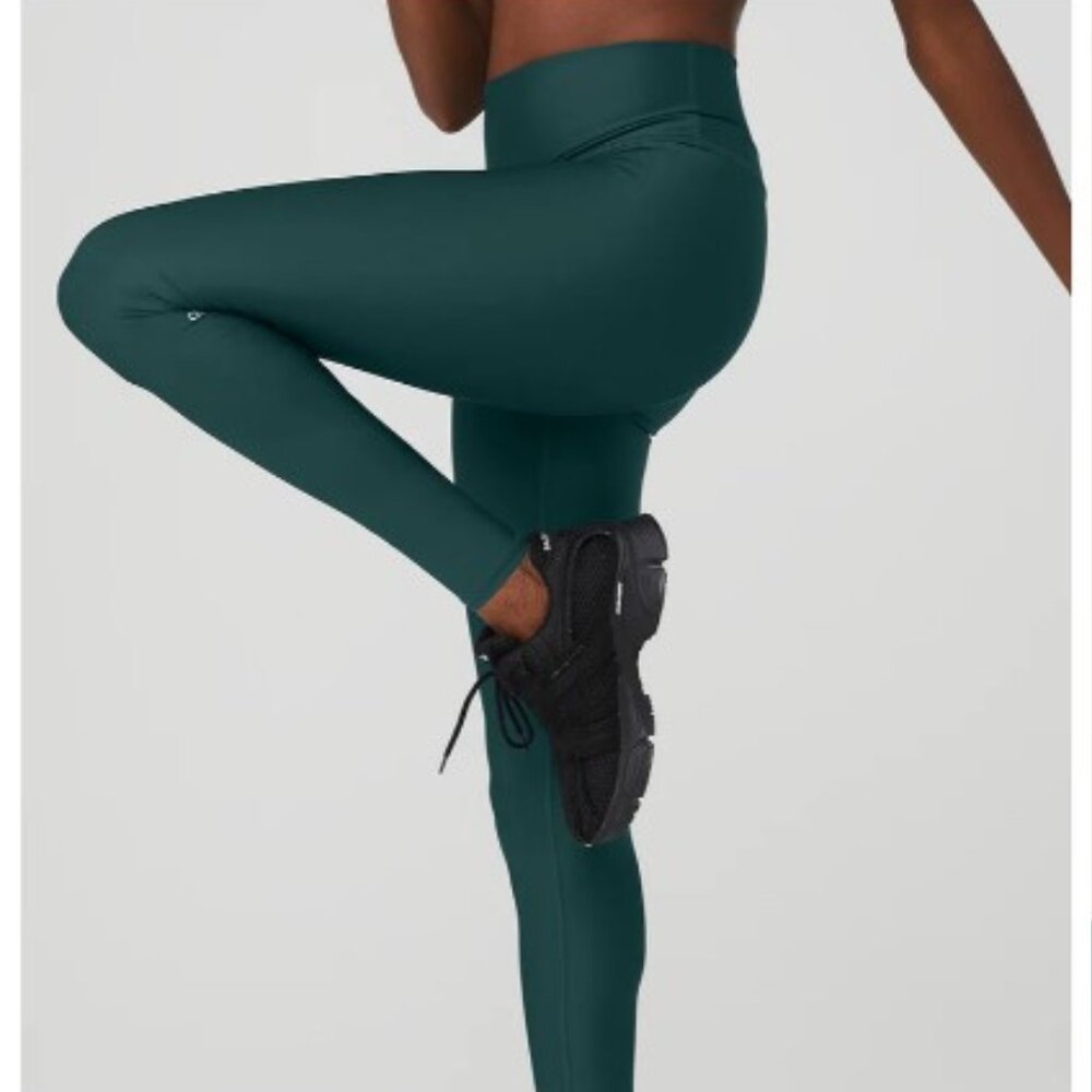Alo Yoga 7/8 High-Waist Airlift Legging Midnight Green size M